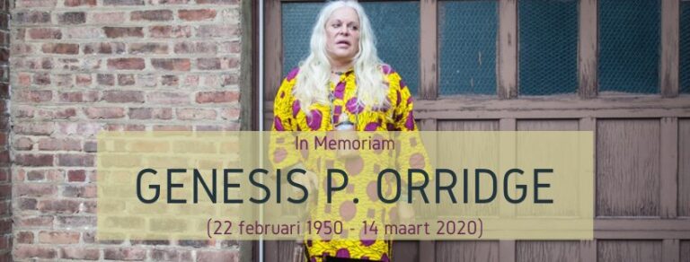 Genesis P. Orridge (1950 - 2020)